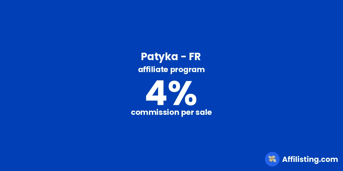 Patyka - FR affiliate program