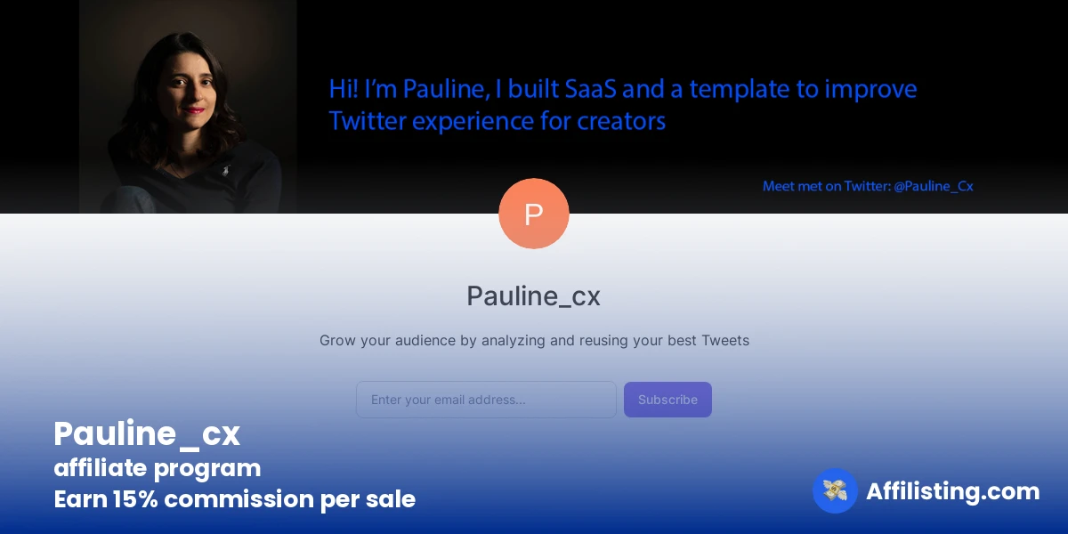 Pauline_cx affiliate program