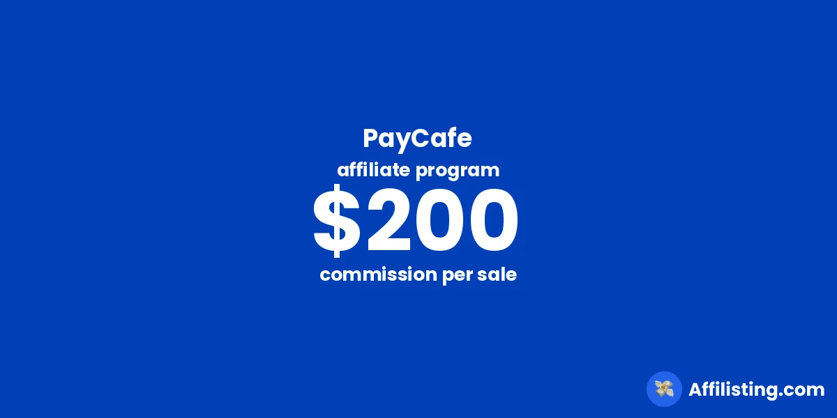 PayCafe affiliate program