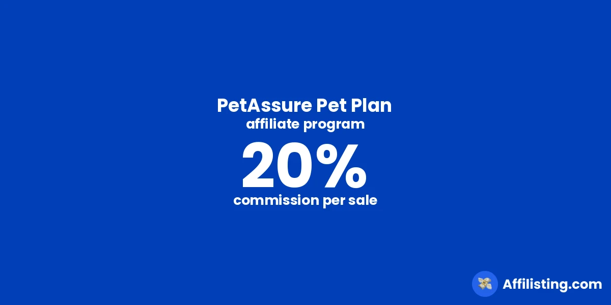 PetAssure Pet Plan affiliate program