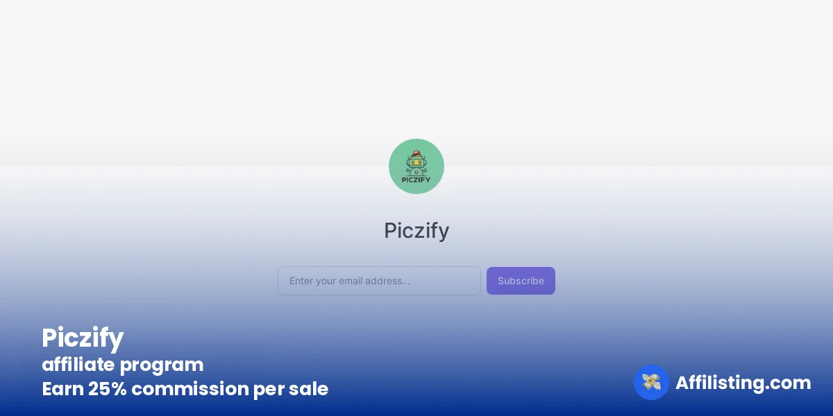 Piczify affiliate program