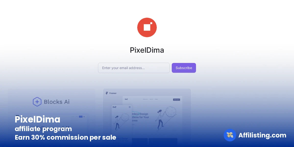PixelDima affiliate program