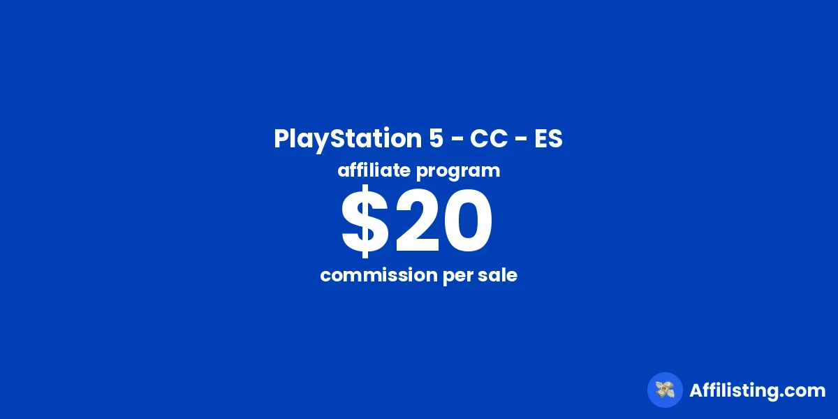 PlayStation 5 - CC - ES affiliate program