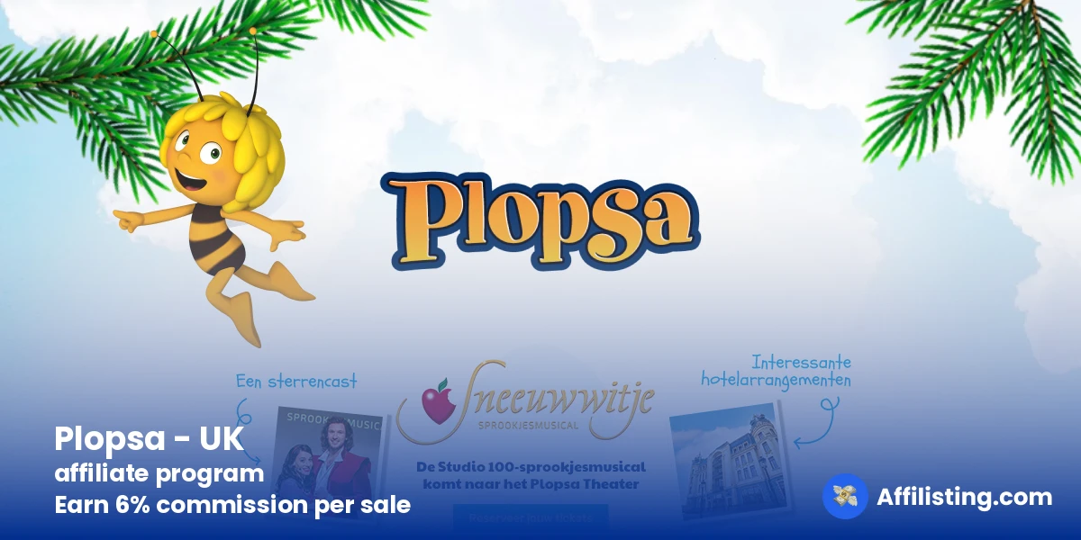 Plopsa - UK affiliate program