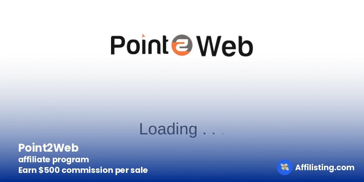 Point2Web affiliate program