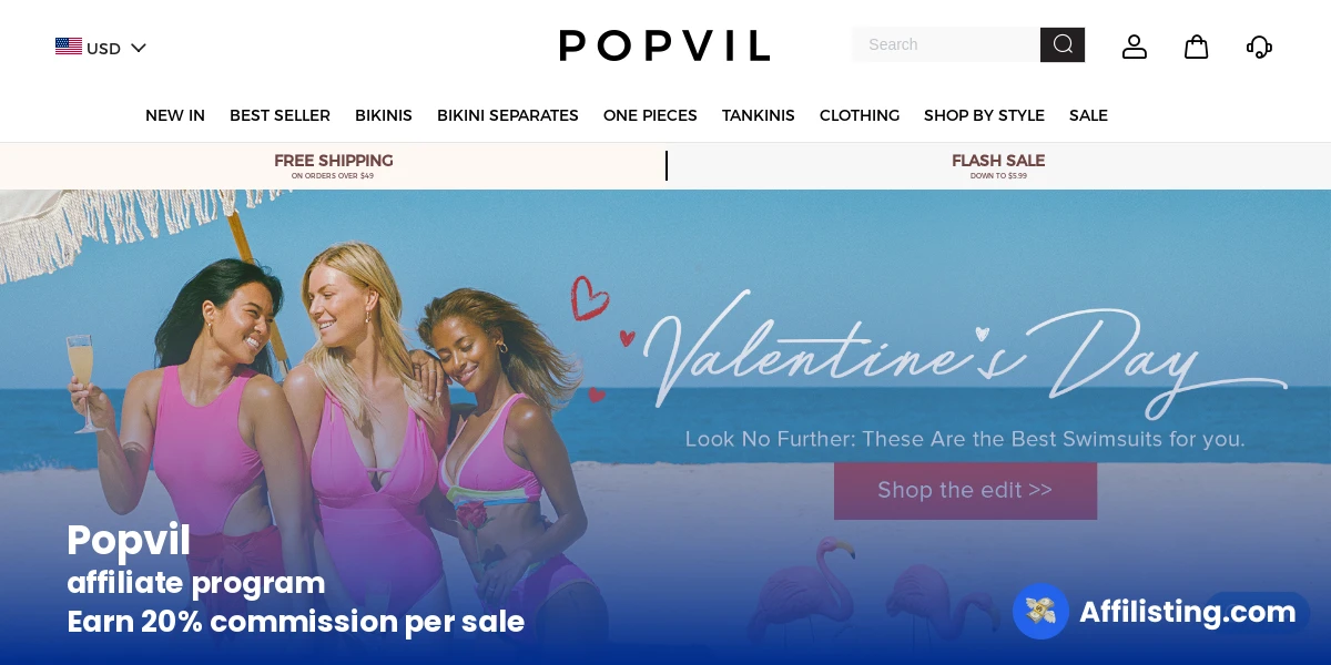 Popvil affiliate program