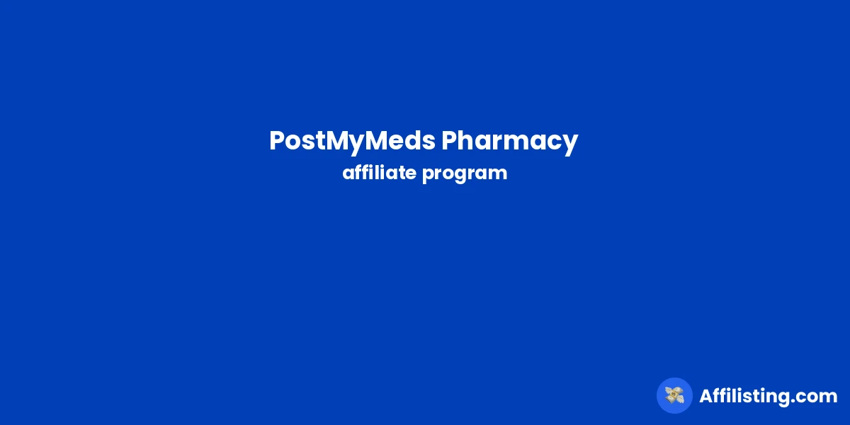 PostMyMeds Pharmacy affiliate program