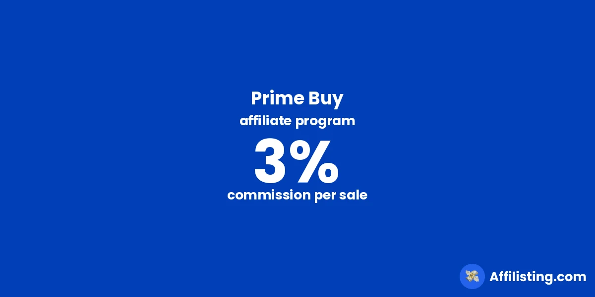 Prime Buy affiliate program