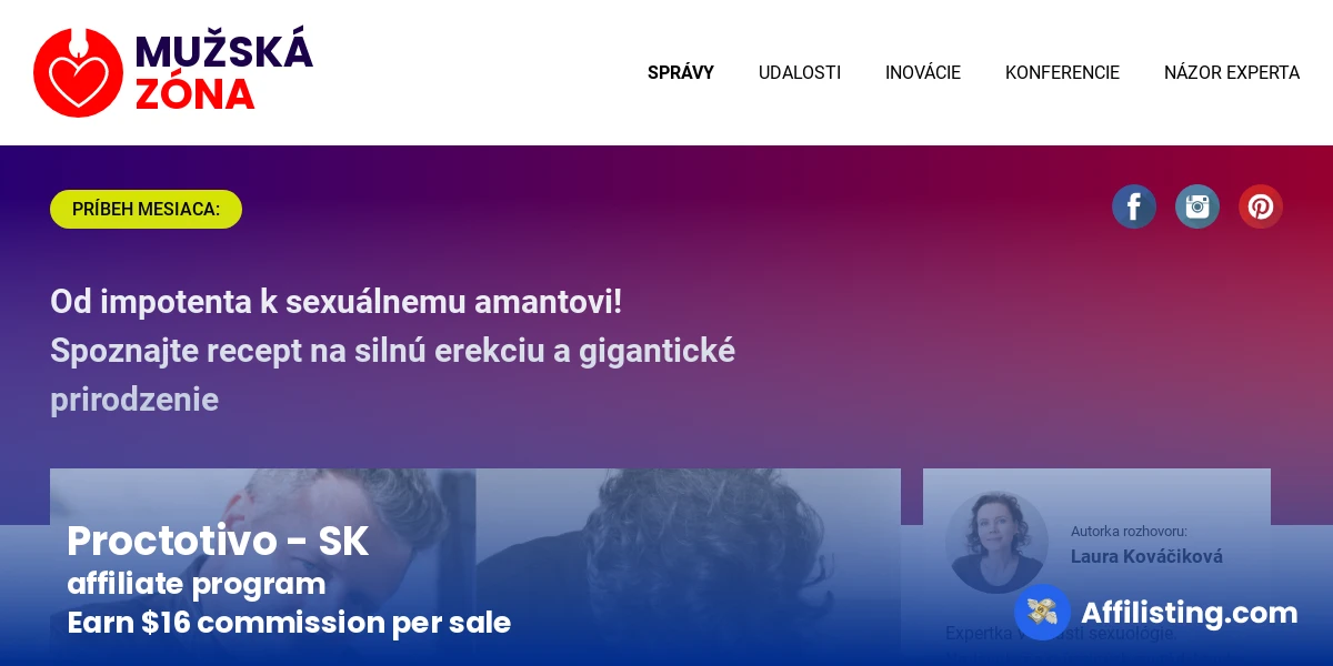 Proctotivo - SK affiliate program