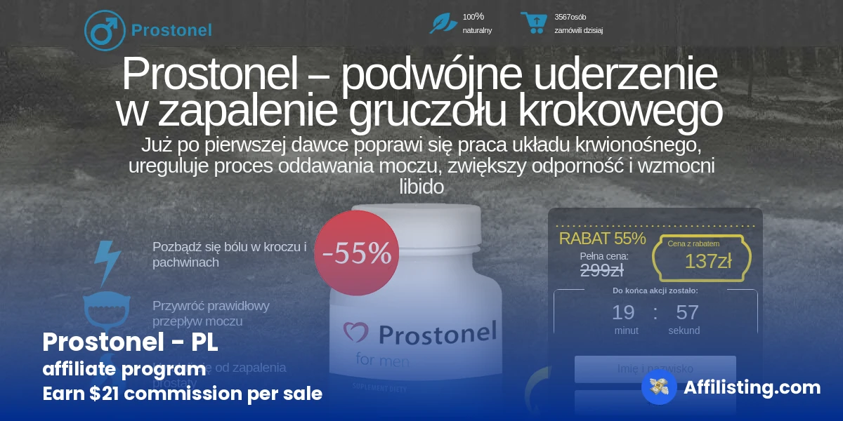Prostonel - PL affiliate program