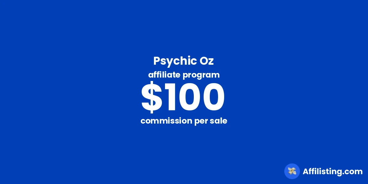 Psychic Oz affiliate program