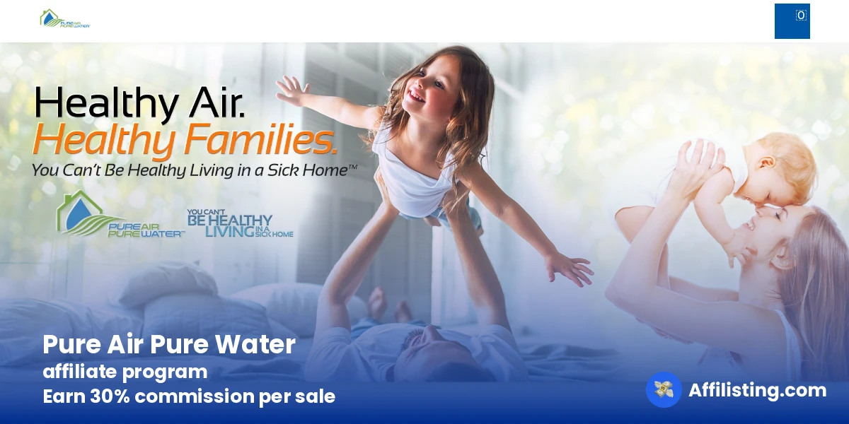 Pure Air Pure Water affiliate program