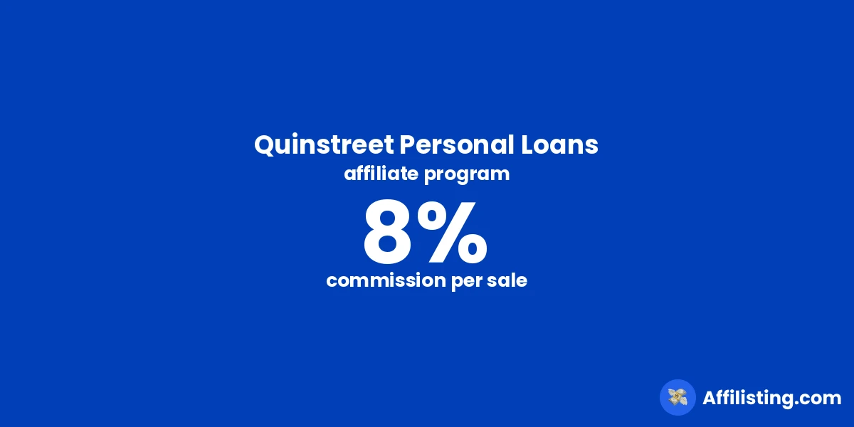 Quinstreet Personal Loans affiliate program