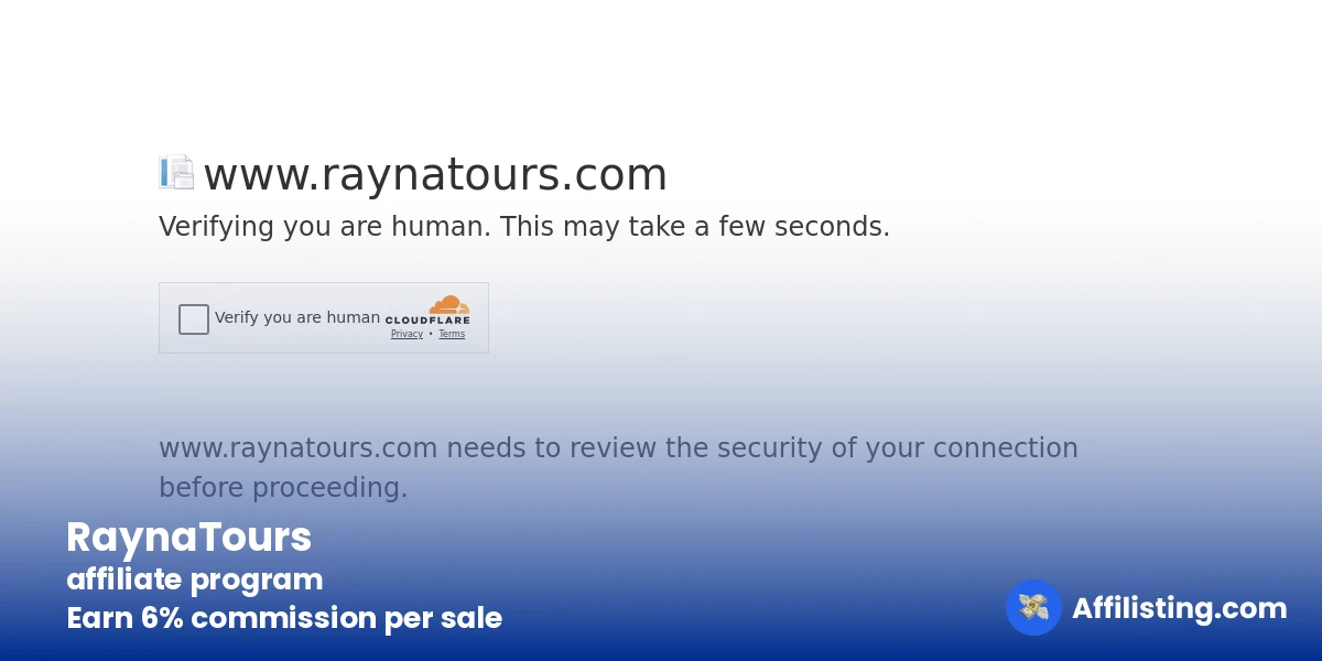 RaynaTours affiliate program