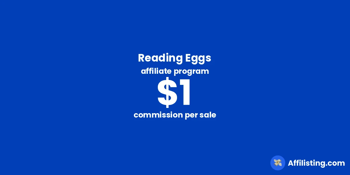 Reading Eggs affiliate program