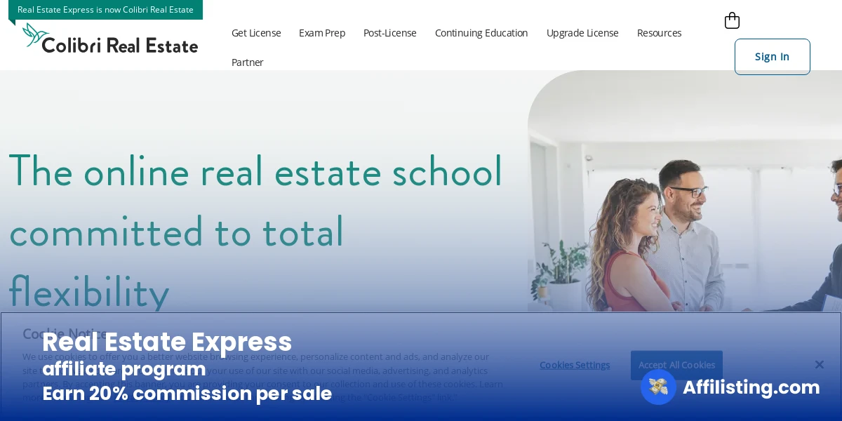 Real Estate Express affiliate program