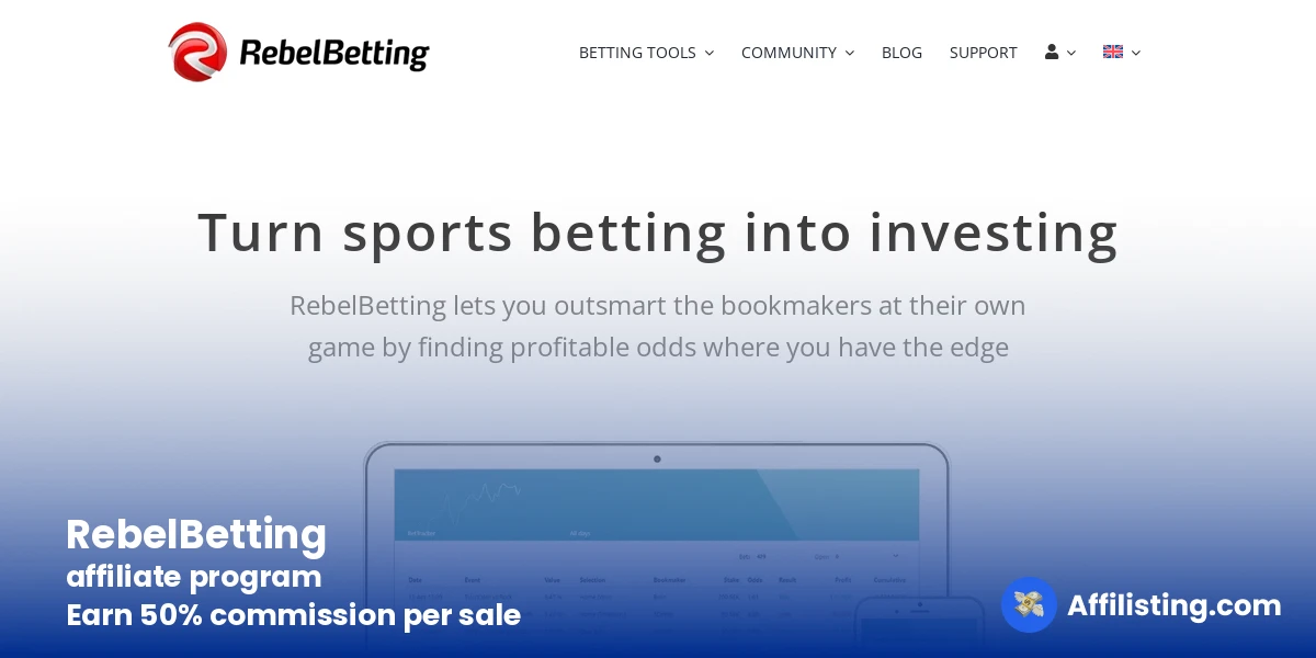 RebelBetting affiliate program