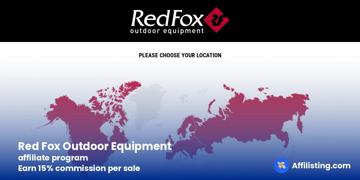 Red Fox Outdoor Equipment affiliate program