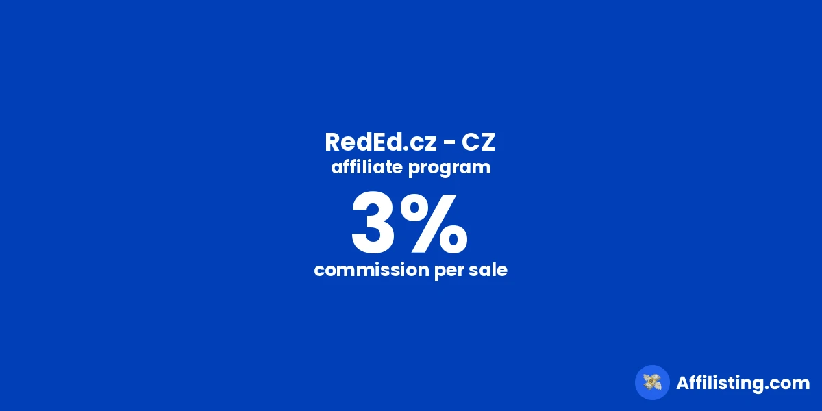 RedEd.cz - CZ affiliate program