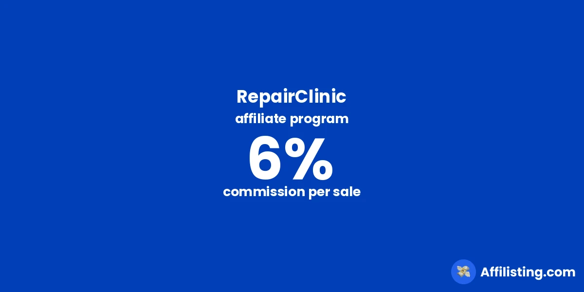 RepairClinic affiliate program