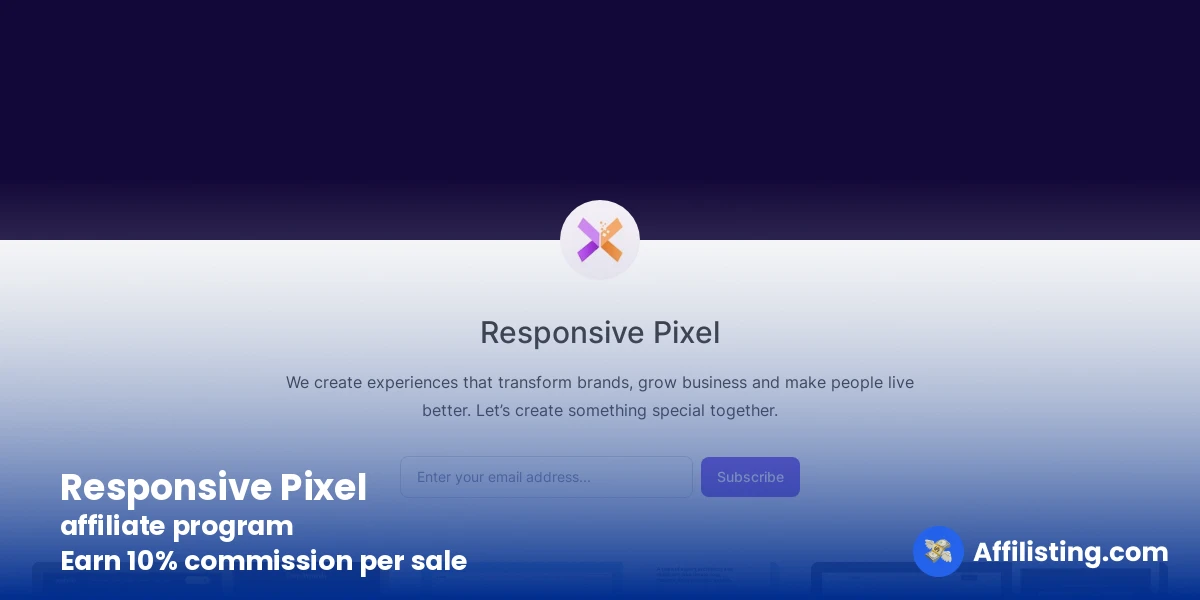 Responsive Pixel affiliate program