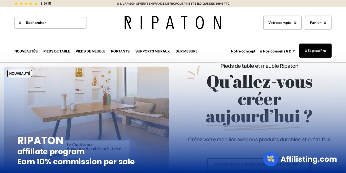 RIPATON affiliate program