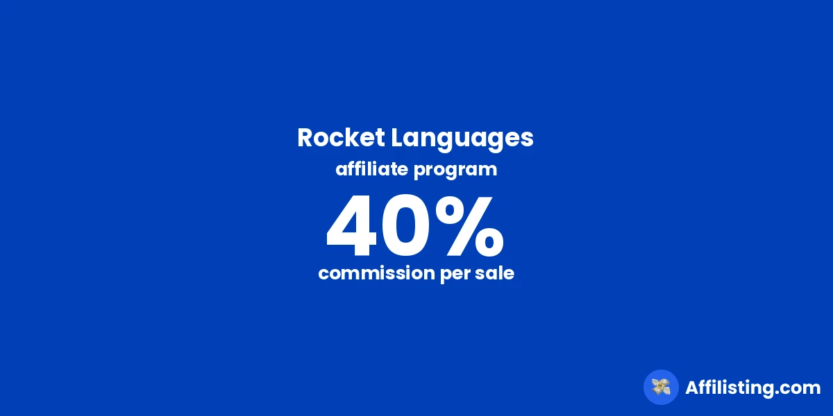 Rocket Languages affiliate program