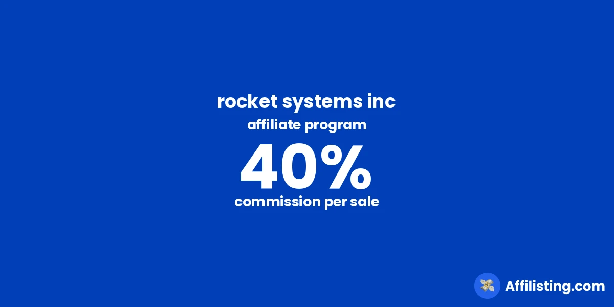 rocket systems inc affiliate program