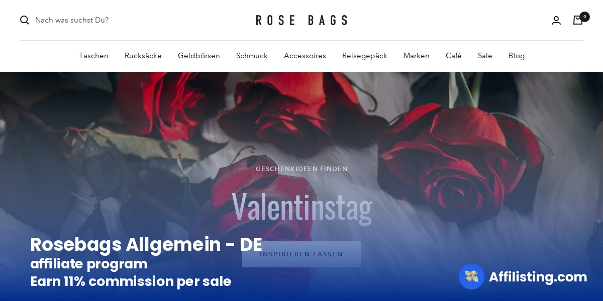 Rosebags Allgemein - DE affiliate program