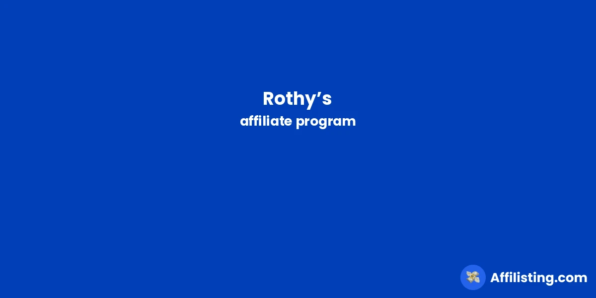 Rothy’s affiliate program