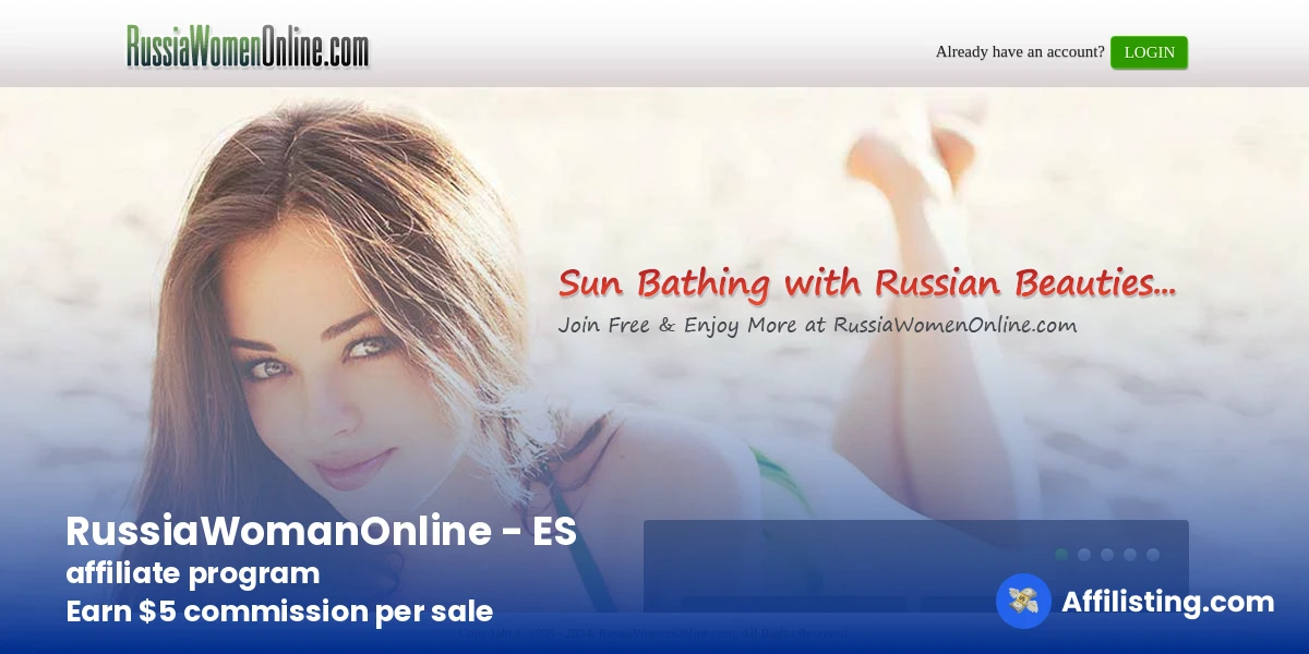 RussiaWomanOnline - ES affiliate program
