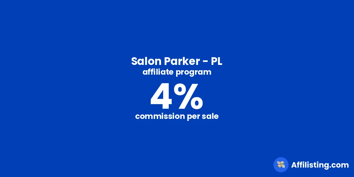 Salon Parker - PL affiliate program