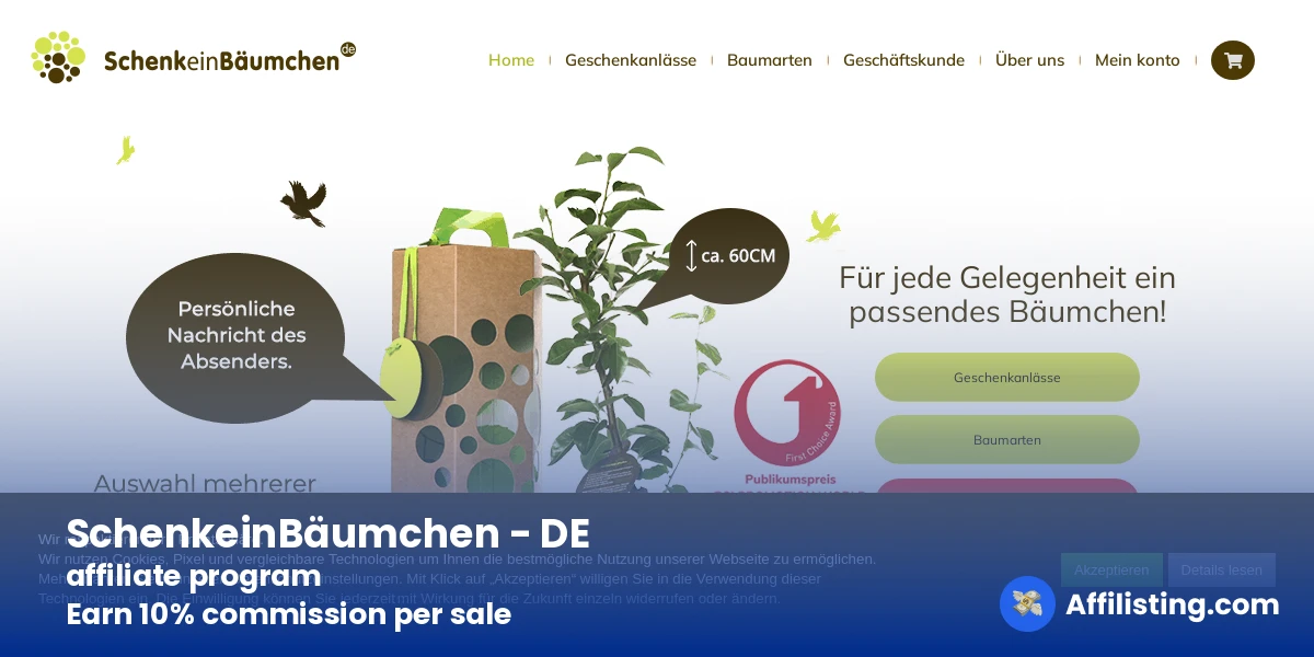 SchenkeinBäumchen - DE affiliate program