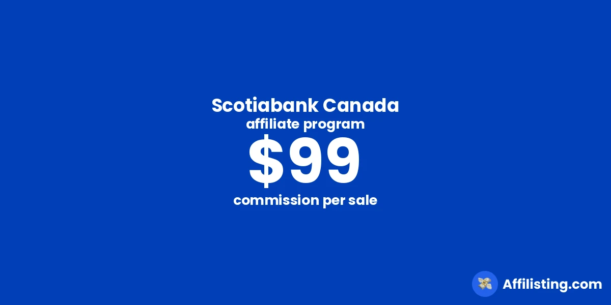 Scotiabank Canada affiliate program