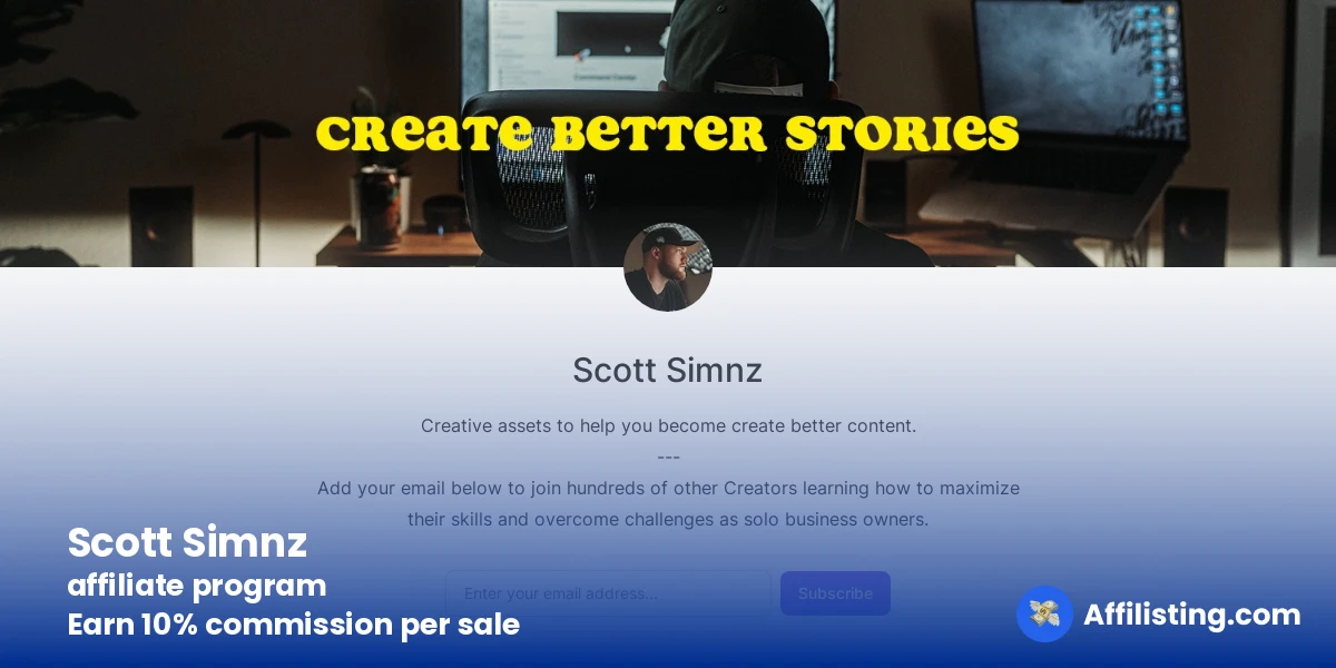 Scott Simnz affiliate program