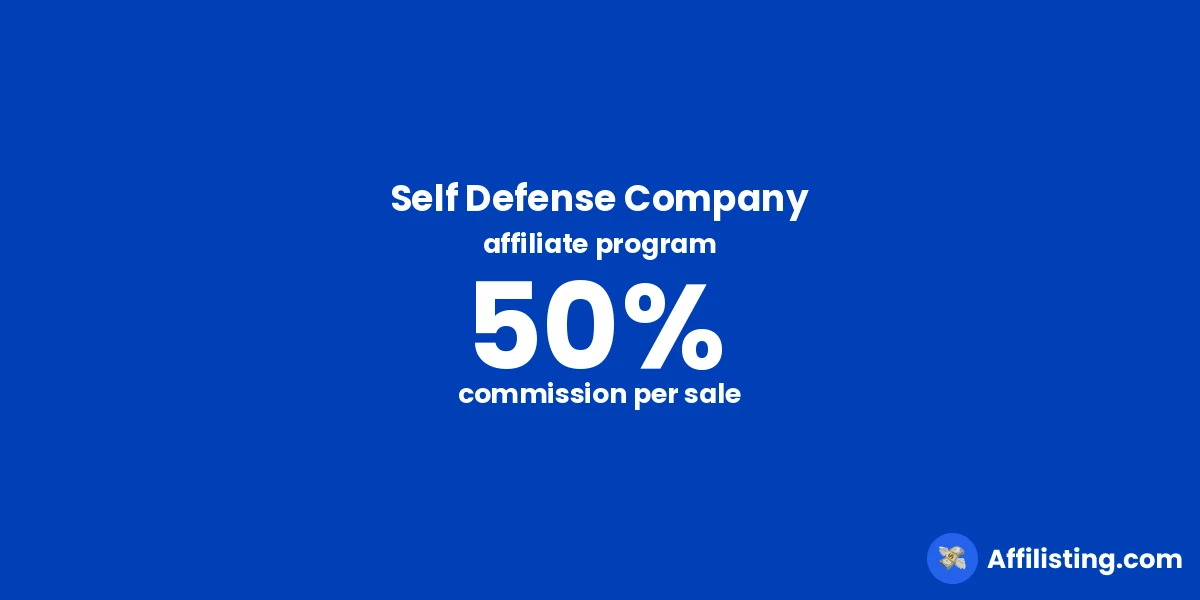 Self Defense Company affiliate program