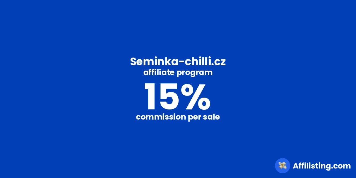 Seminka-chilli.cz affiliate program