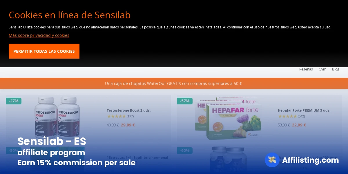 Sensilab - ES affiliate program