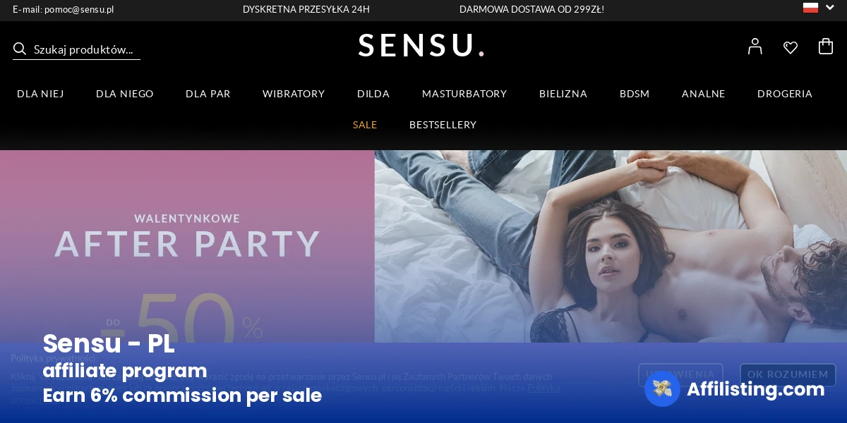 Sensu - PL affiliate program
