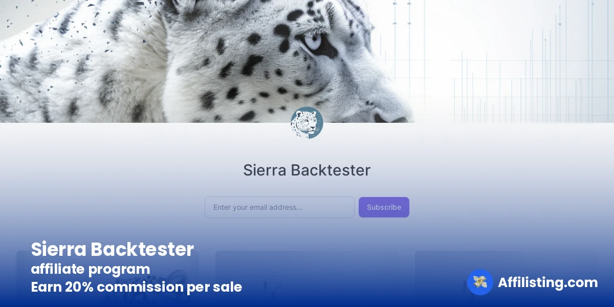 Sierra Backtester affiliate program