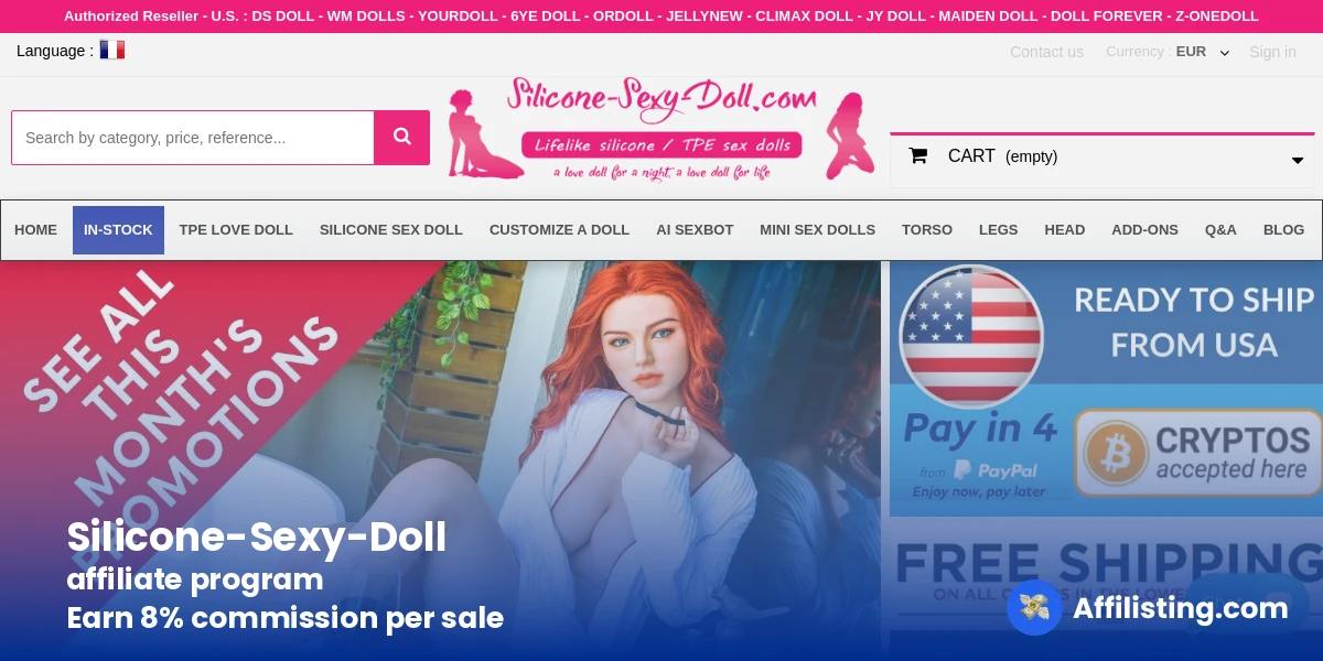 Silicone-Sexy-Doll affiliate program