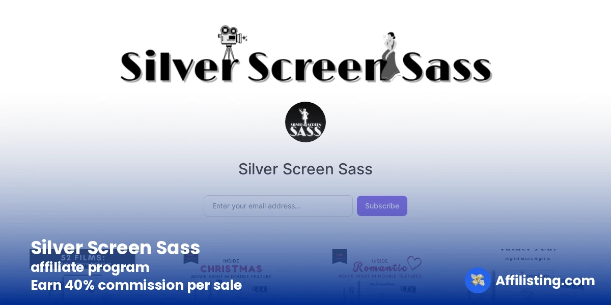 Silver Screen Sass affiliate program