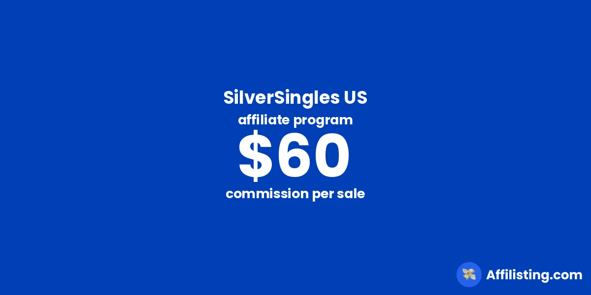 SilverSingles US affiliate program