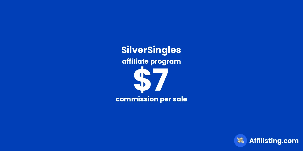 SilverSingles affiliate program
