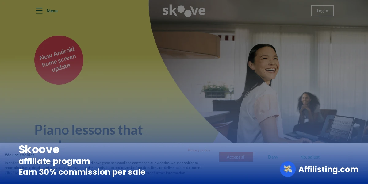 Skoove affiliate program