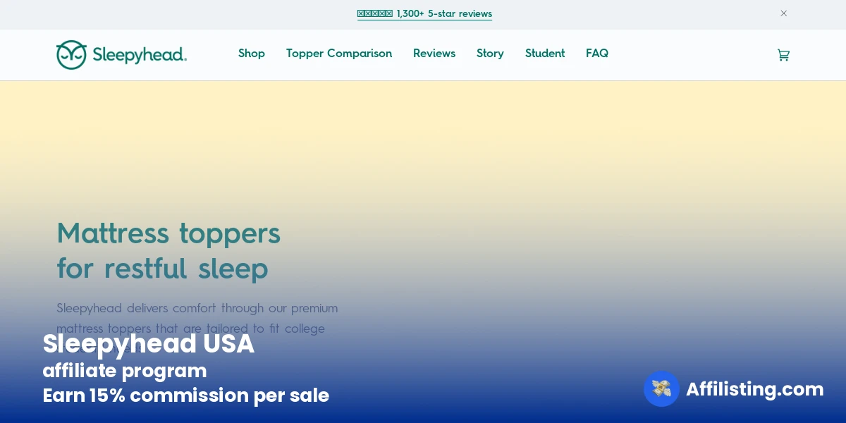 Sleepyhead USA affiliate program