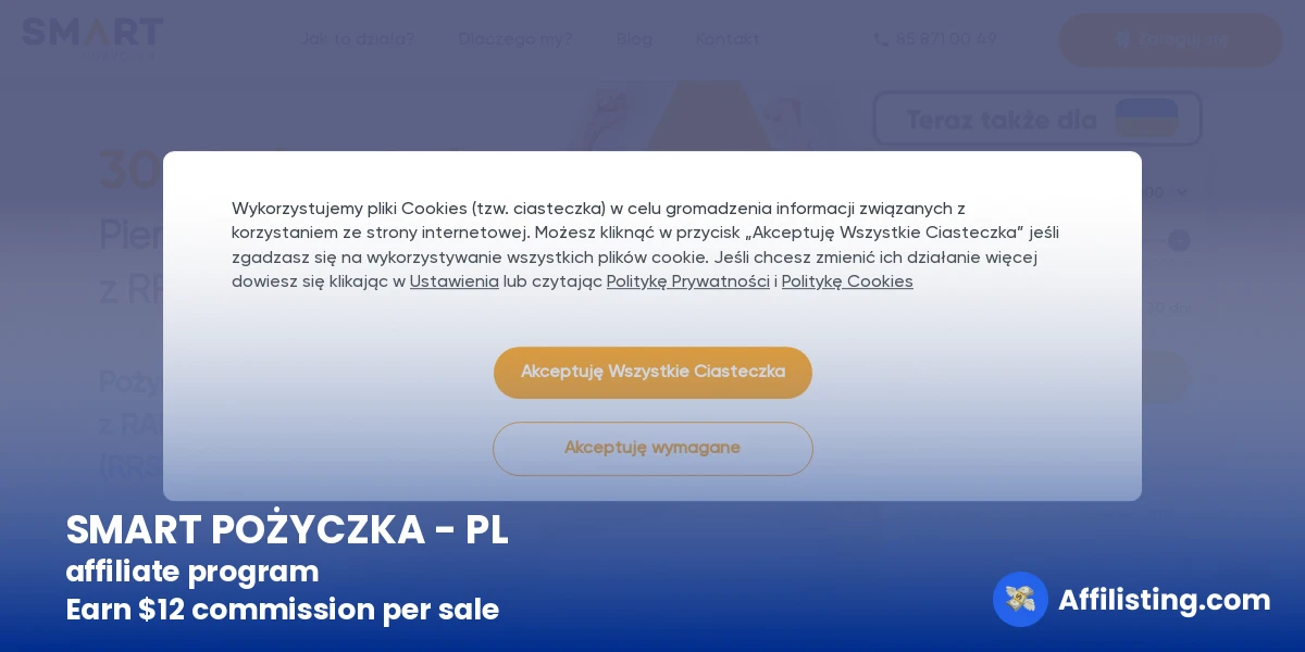 SMART POŻYCZKA - PL affiliate program