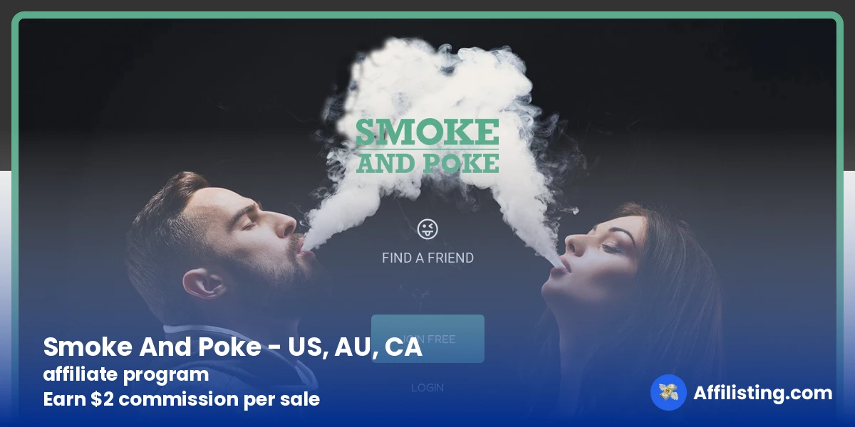 Smoke And Poke - US, AU, CA affiliate program