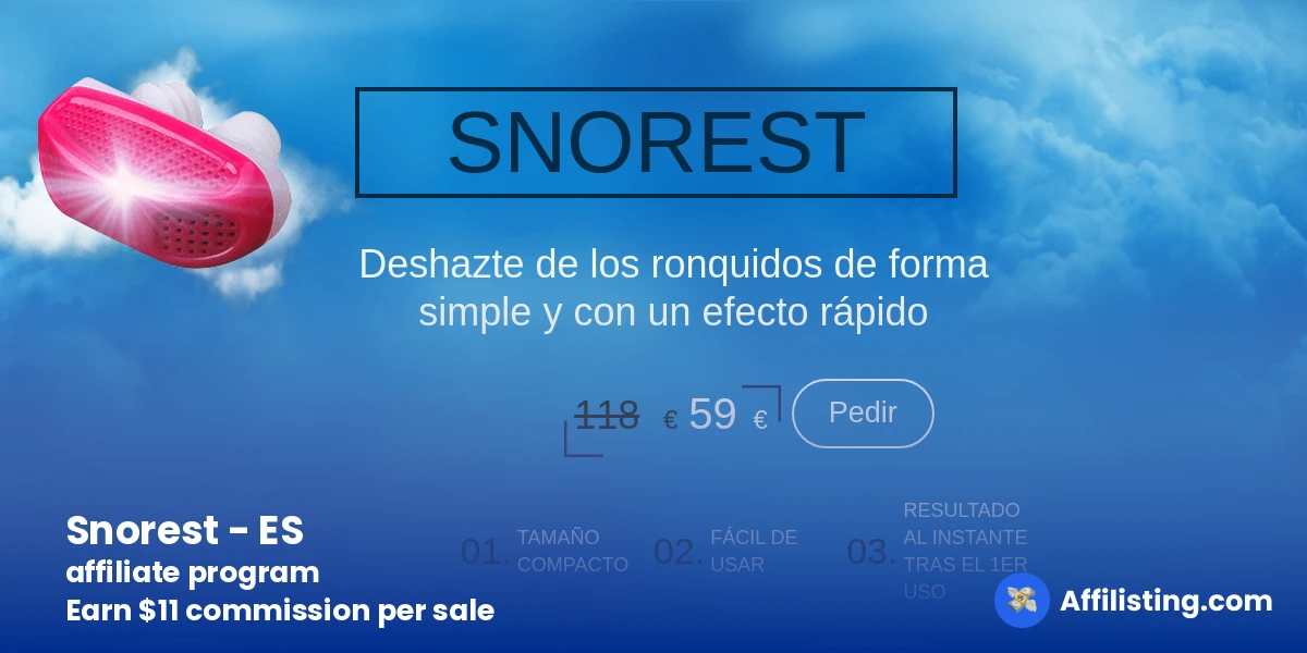 Snorest - ES affiliate program
