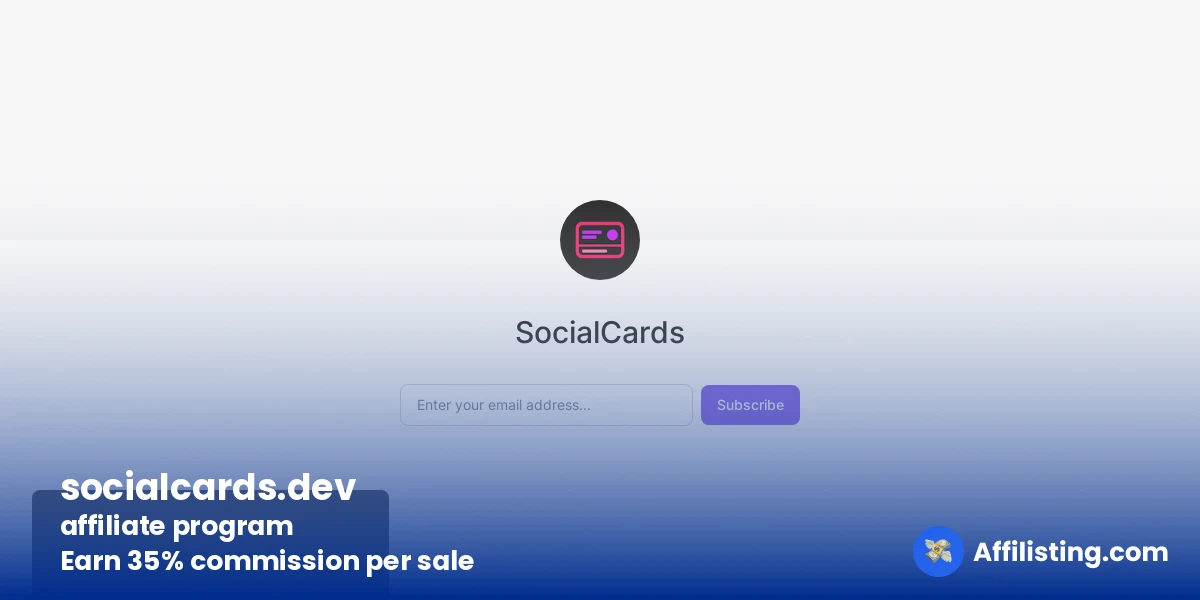 socialcards.dev affiliate program